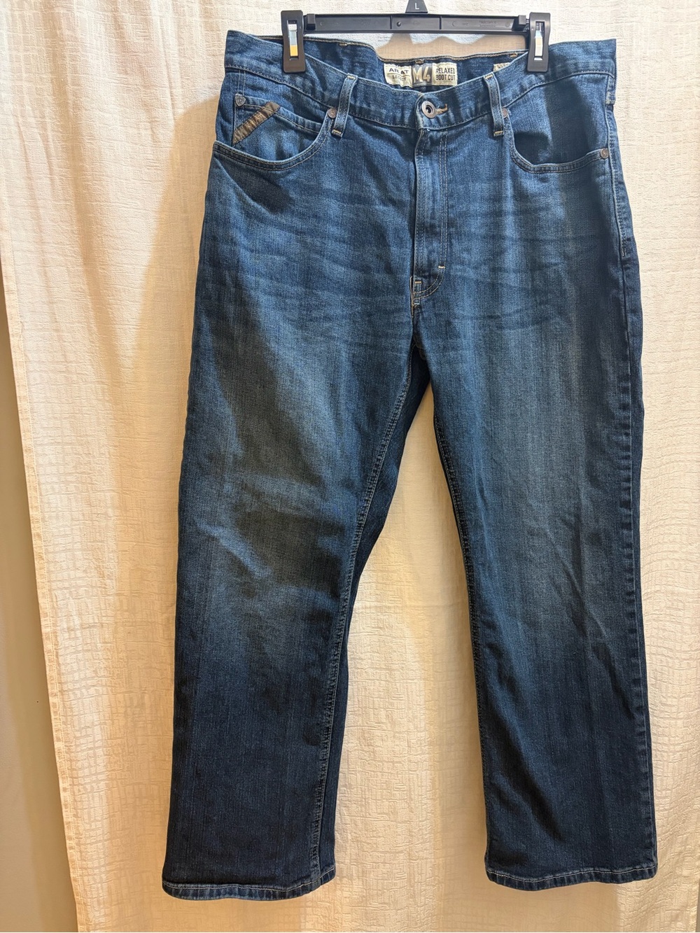 Ariat Men's Dark Blue Straight Jeans